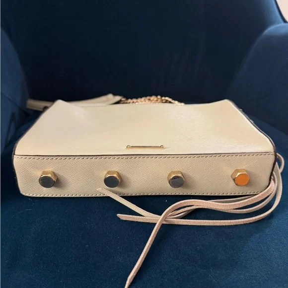 Rebecca Minkoff Light Green and Gold Crossbody Bag - Picture 3 of 6